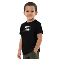 Tiger Teigr Organic Cotton Kids T-shirt Black Welsh