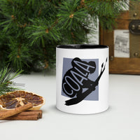 Koala Coala White Mug with Colour Inside
