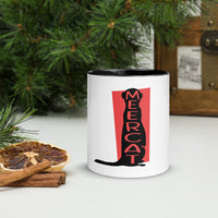 Meerkat Meercat Mug with Colour Inside Welsh