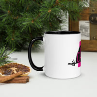 Caravan Carafan White Mug with Colour Inside