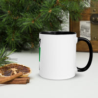 Giraffe Jiráff White Mug with Colour Inside