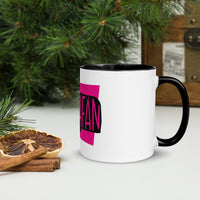 Caravan Carafan White Mug with Colour Inside