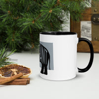 Elephant Eliffant Mug with Colour Inside Welsh