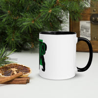 Chimpanzee Tsimpansî Mug with Colour Inside Welsh