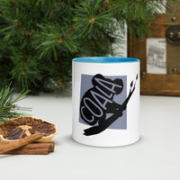 Koala Coala White Mug with Colour Inside