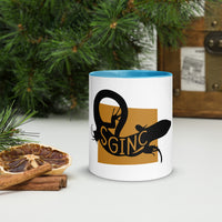 Skink Sginc Mug with Colour Inside Welsh
