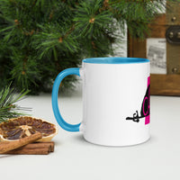 Caravan Carafan White Mug with Colour Inside