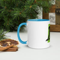 Monkey Mwnci Mug with Colour Inside