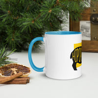 Hippopotamus Hipopotamus Mug with Colour Inside Welsh