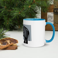 Elephant Eliffant Mug with Colour Inside Welsh