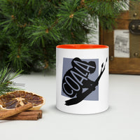 Koala Coala White Mug with Colour Inside