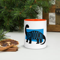 Diplodocus Diplodocws Mug with Colour Inside