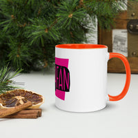 Caravan Carafan White Mug with Colour Inside