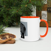 Elephant Eliffant Mug with Colour Inside Welsh