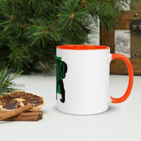 Chimpanzee Tsimpansî Mug with Colour Inside Welsh