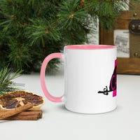 Caravan Carafan White Mug with Colour Inside