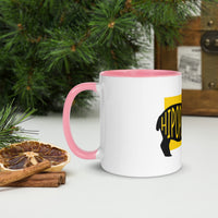 Hippopotamus Hipopotamus Mug with Colour Inside Welsh
