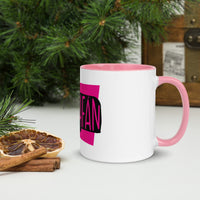 Caravan Carafan White Mug with Colour Inside