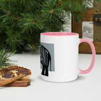 Elephant Eliffant Mug with Colour Inside Welsh
