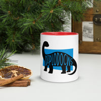 Diplodocus Diplodocws Mug with Colour Inside