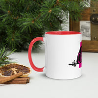 Caravan Carafan White Mug with Colour Inside