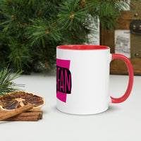Caravan Carafan White Mug with Colour Inside