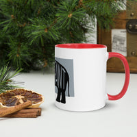 Elephant Eliffant Mug with Colour Inside Welsh