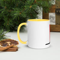 Meerkat Meercat Mug with Colour Inside Welsh