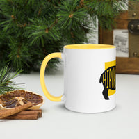 Hippopotamus Hipopotamus Mug with Colour Inside Welsh