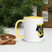 Wallaby Walabi Mug with Colour Inside
