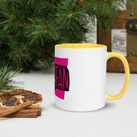 Caravan Carafan White Mug with Colour Inside
