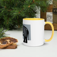 Elephant Eliffant Mug with Colour Inside Welsh
