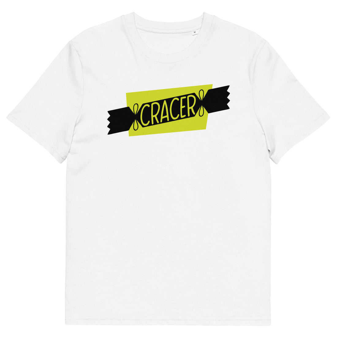 Christmas Cracker Cracer Unisex organic cotton t-shirt Welsh White