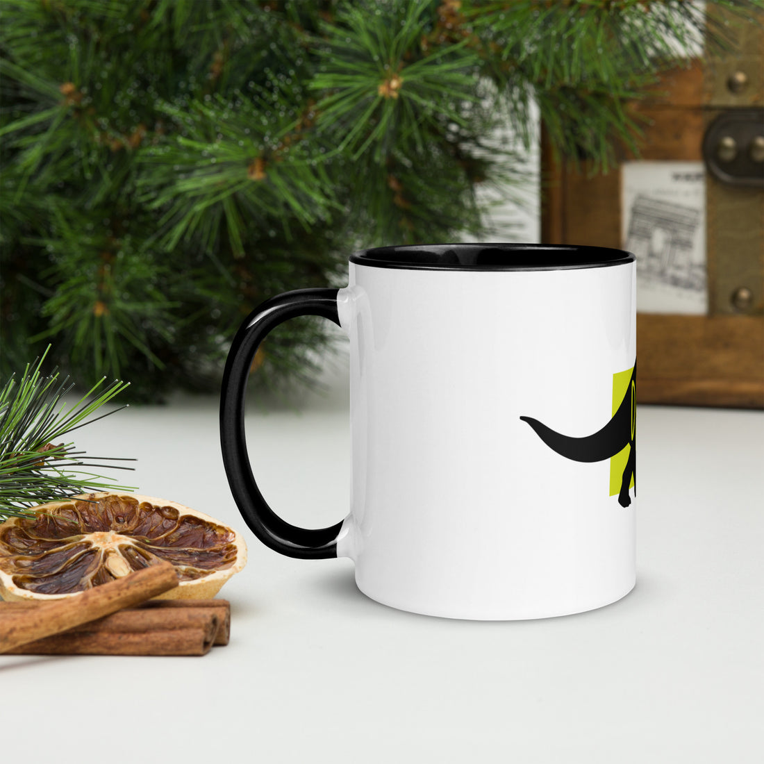 Dinosaur Deinosor Mug with Colour Inside