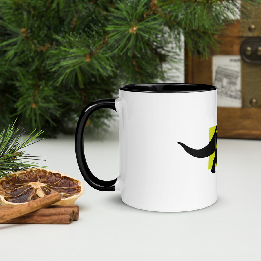 Dinosaur Deinosor Mug with Colour Inside