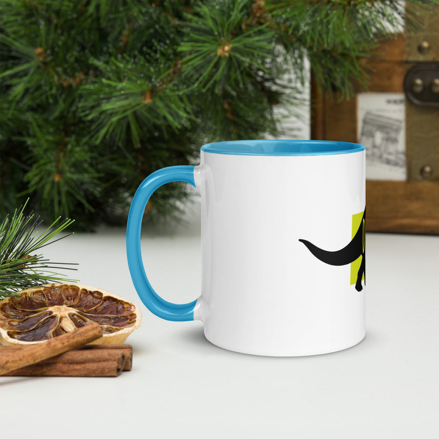 Dinosaur Deinosor Mug with Colour Inside