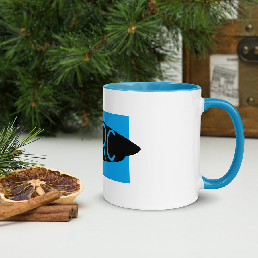 Shark Siarc Mug with Colour Inside Welsh