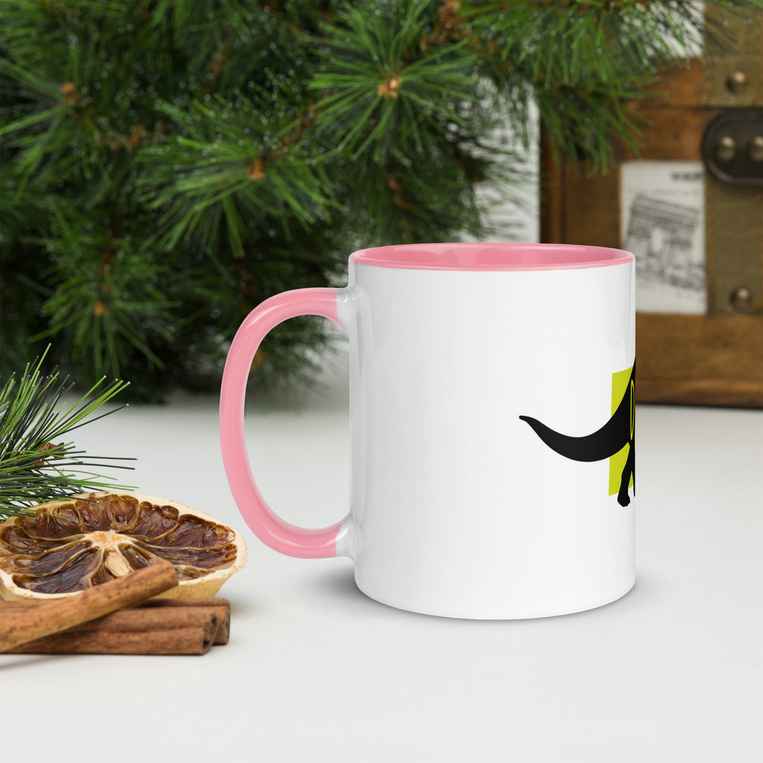 Dinosaur Deinosor Mug with Colour Inside