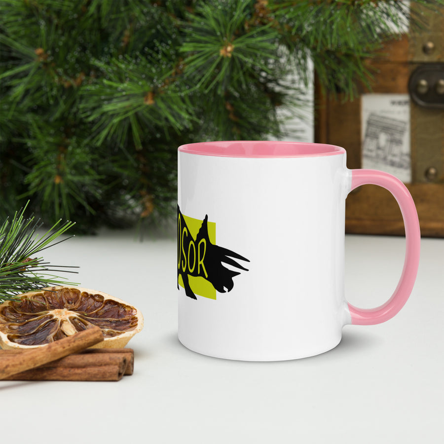 Dinosaur Deinosor Mug with Colour Inside