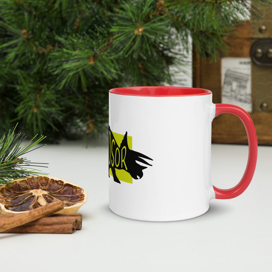 Dinosaur Deinosor Mug with Colour Inside