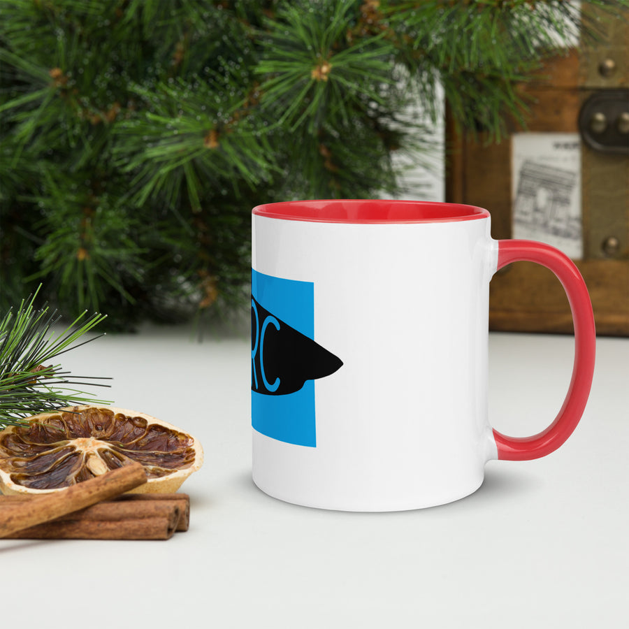 Shark Siarc Mug with Colour Inside Welsh